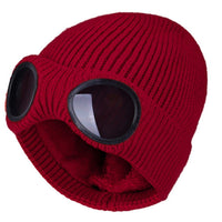 Autumn And Winter Outdoor Plus Velvet Warm Knitted Woolen Hat