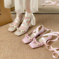 French Ballet Dance Shoe Women's Cross Strap