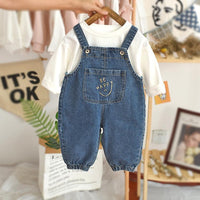 Boys And Girls Pants Thin Net Red Children's Overalls