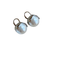 French Retro Mori Style Pearl Earrings