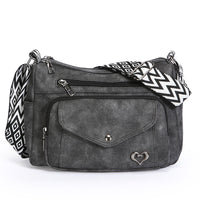 Flip All-match Simple Middle-aged Large Capacity Shoulder Messenger Bag
