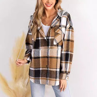Amazon Large Checks Style Coat Plaid