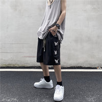 Shorts Men's Trend Hip Hop Butterfly Print Personality