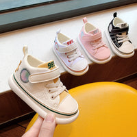 Children's High Top Velcro Canvas Sneakers