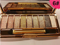 Cosmetics Wholesale Korea Bear Winnie 9 Color Eye Shadow Diamond Bright Colorful Nine Color Eye Shadow Super  In The End