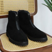 British Thick Height Increasing Snow Boots Platform Boots