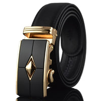Automatic Buckle Belt Cowhide Men's Belt Wholesale Two-layer Cowhide
