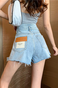 Loose wide leg pants versatile hot pants