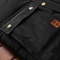 European Size Men's Youth Fleece-lined Down Cotton Vest