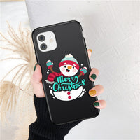 Christmas deer frosted soft shell