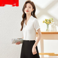 Women's Group Work Clothes Business Wear Short-sleeved Shirt