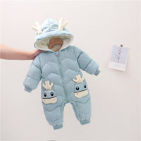 Plush and thicken suit baby