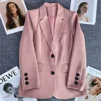 Casual Temperament Spring And Autumn Fried Street Small Suit Top
