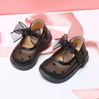 New Breathable Mesh Children's Small Leather Shoes