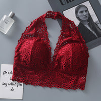 Lace Halter Vest Tube Top Underwear Women's Bra