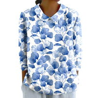 Women's Loose Casual Graffiti Printing Shirt