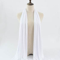 Solid Color Rayon Jersey Women's Scarf Mercerized Cotton Modal Kerchief