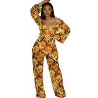 Fashion Sexy One-Shoulder Jumpsuit