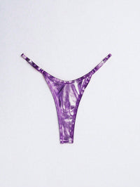 Swim Trunks Sexy Lady's Briefs Solid Color T-back