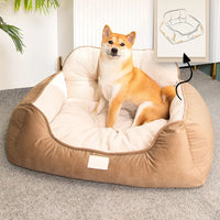 Cozy Plush Pet Bed Warm Washable Fluffy Sofa Toys Medium Dog Bed Kennel Indoor Blanket