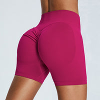 Seamless Yoga Shorts Women's Three-point High Waist