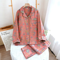 Retro New Pure Cotton Pajamas For Women