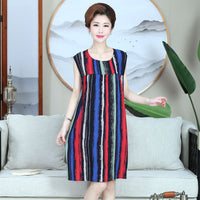 Silk nightdress sleeveless and loose