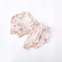 Tie-dye Sweater Pants Children's Suit