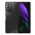 Folding Screen Carbon Fiber Pattern Anti-fall Mobile Phone Case