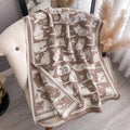 Cute Cat Thickening Thermal Soft Jacquard Scarf