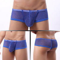 Breathable Mesh Low Waist Men's Underwear