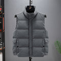Vest Thickened Warm Down Vest Shopping Mall Couple Stand Collar