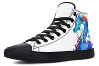 Printed Couple High Top Canvas Shoes