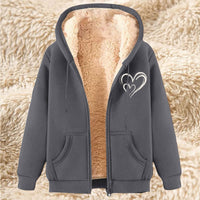 Men's Fleece-lined Hoodie With Thickened Lamb Wool For Winter