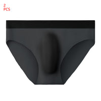 Men's Ice Silk Seamless Breathable Ultra-thin Briefs