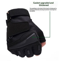 Student Style Half Finger Gloves For Men Outdoor Fitness And Cyclingfingerless Design