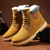 Men's Waterproof Padded High Top Martin Boots