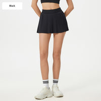 Quick-drying Breathable High-waisted Pleated Skirt For Fitness And Yoga
