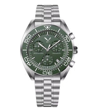 Business Multi-function Chronograph Watch Luminous Water-resistant With A Sapphire Crystal Glass Dial