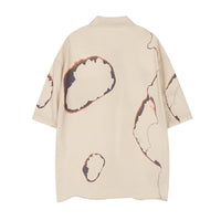 Creative Printing Casual Short-sleeved Shirt
