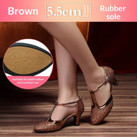 Womens Soft-soled Latin Dance Shoes