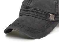 Washed Cotton Retro Soft-top Baseball Cap Trendy Brand