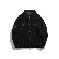 Retro Texture Corduroy Jacket Men And Women Casual Top
