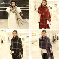 Fashion all-match lady big shawl scarf
