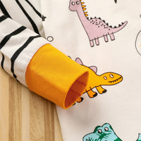 Autumn Pants Suit Yellow Pullover Thin Long-sleeved Three-piece Children's Wear