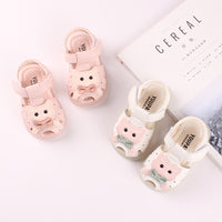 Transparent non-slip rubber toddler shoes
