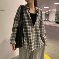 Loose All-matching Student Japanese-style Retro Hong Kong Style Long Sleeve Top