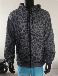 Leopard Print Hoodie Vintage Sweatshirt