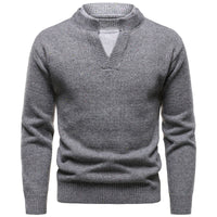 American Retro Fake Two-piece V-neck Dotted Sweater