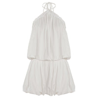Lace-spliced Bud-shaped Dress For Women